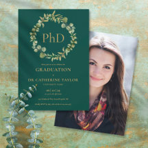PhD Degree Emerald Garland Photo Studentfest