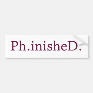 PhD-dekal Bildekal