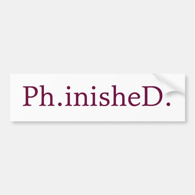 PhD-dekal Bildekal (Framsidan)
