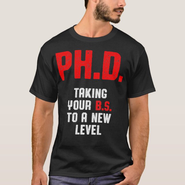 PhD Dissertation Doctorate Studenten Prem T Shirt (Framsida)