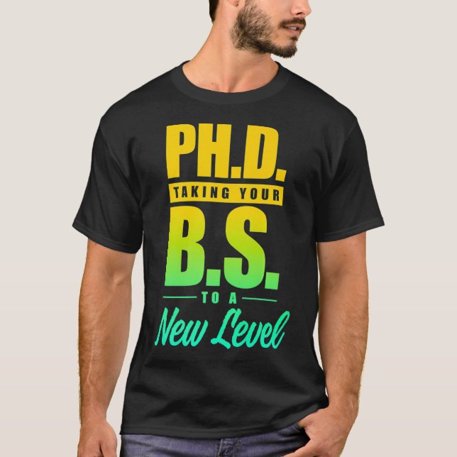 PhD Dissertation Doctorate Studenten Prem T Shirt (Framsida)