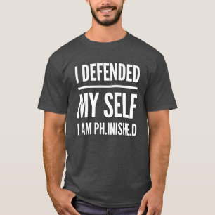 PhD Doktor doktorsgrad Student Studenten T Shirt