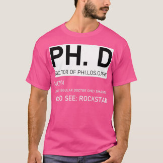 PhD-filosofi 1 T Shirt