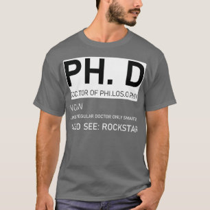 PhD-filosofi T Shirt