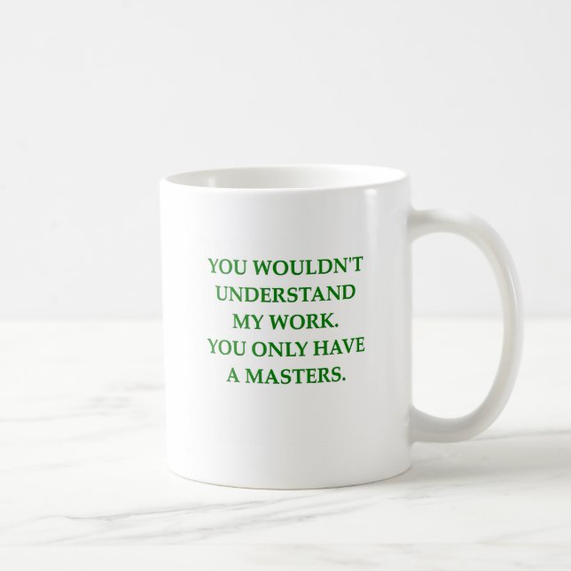 phd-forskning kaffemugg (Höger)