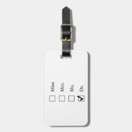 PhD-gåvor för kvinnor Bagagebricka