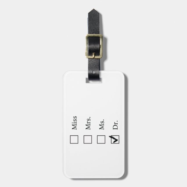 PhD-gåvor för kvinnor Bagagebricka (Vertikal Framsida)