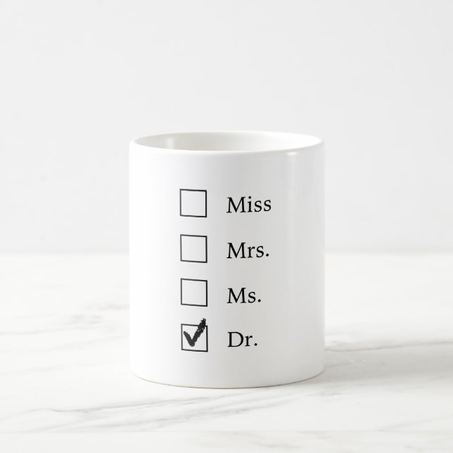PhD-gåvor för kvinnor Kaffemugg (Center)
