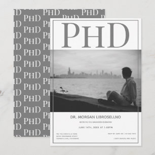 PhD-gradens Student-foto-Studentfest Inbjudningar