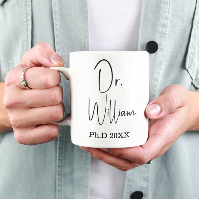 PhD Graduation Gift Doctorate Degree Graduate Mug Mugg (Skapare uppladdad)