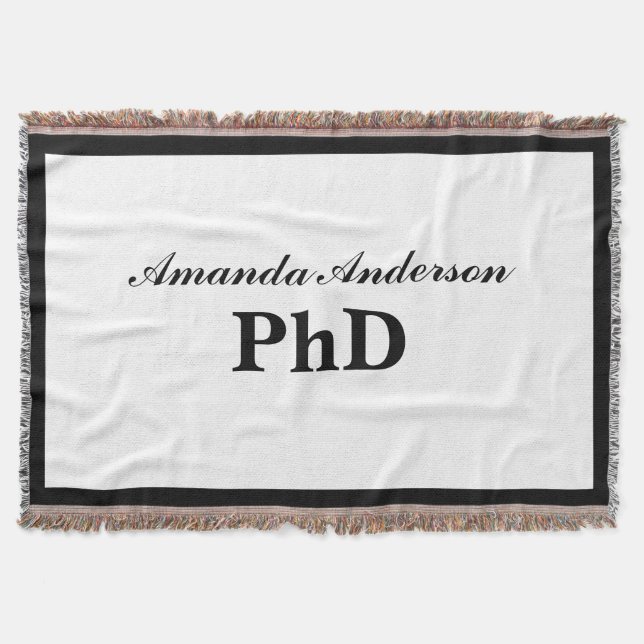 PhD Graduation Personalized Name Filt (Framsidan)