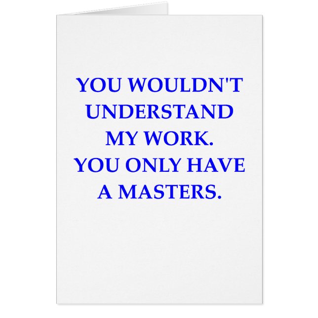 phd hälsningskort (Framsidan)