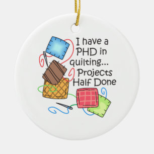 PHD, i att vaddera Julgransprydnad Keramik