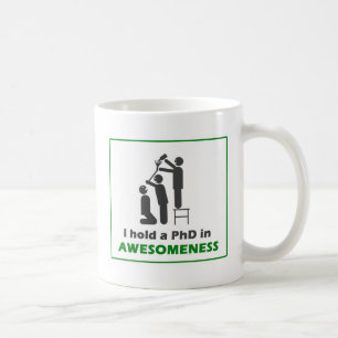 PhD i Awesomeness Kaffemugg