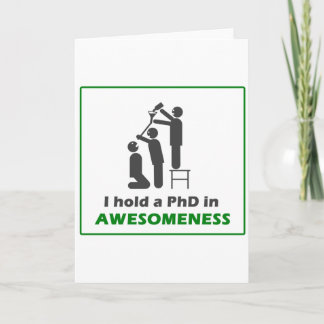 PhD i Awesomeness Kort