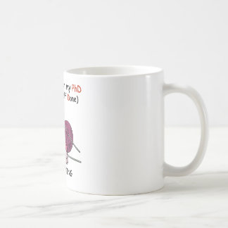 PhD i handarbete Kaffemugg