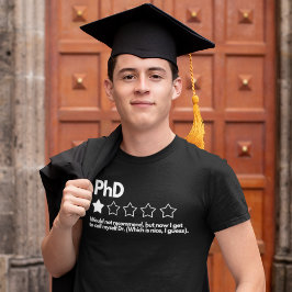 PhD - inte rekommendera, men nu ringer jag dr Dr. T Shirt