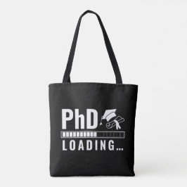Phd Loading Pub Student Student White Roligt Scrip Tygkasse