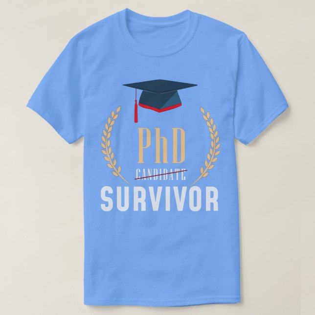 PhD Rubrik Dissertation Student - Slutförande T Shirt (Design framsida)