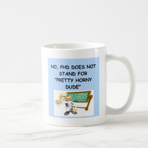 phd-skämt kaffemugg
