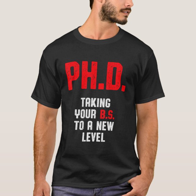 PhD Student Dissertation Doctorate Studenten 2 T Shirt (Framsida)