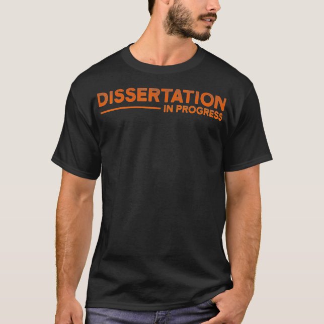 PhD Student Dissertation Doctorate Studenten _33 T Shirt (Framsida)