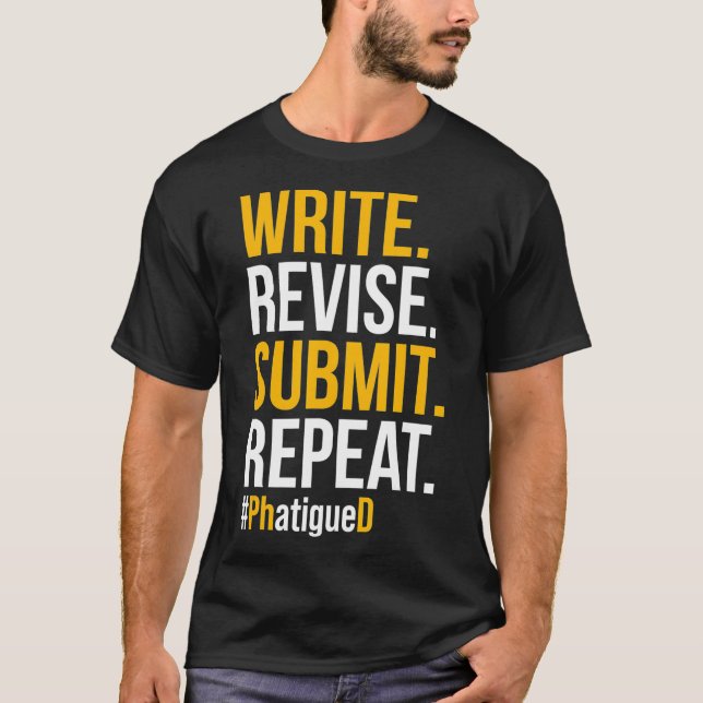 PhD Student Dissertation Doctorate Studenten _39  T Shirt (Framsida)