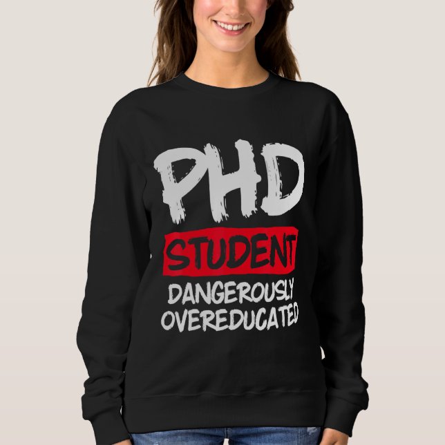 PhD Student Dissertation Doctorate Studenten 50 T Shirt (Framsida)