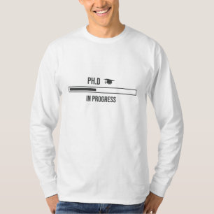 PhD-Student, finstilt inläsningsdesign T Shirt