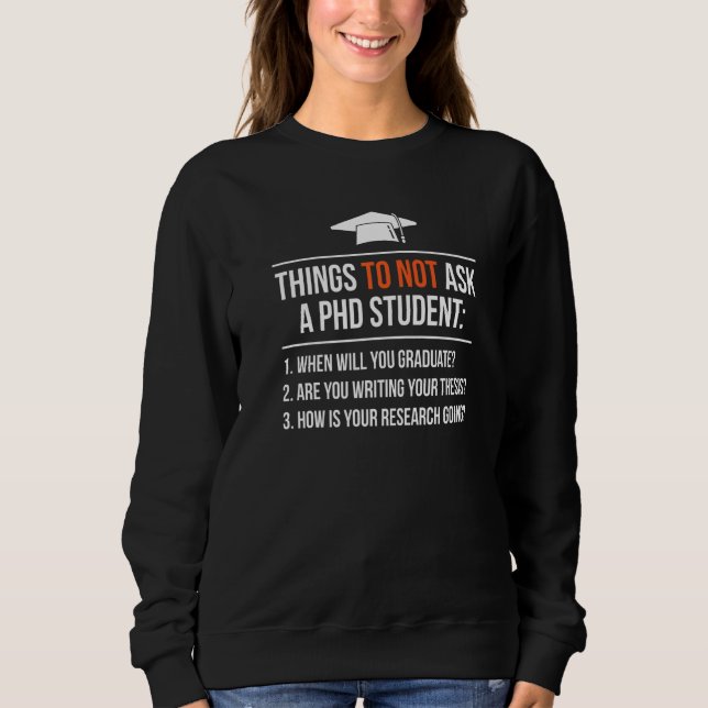 Phd Student Studentfest Ceremony Senior Scho T Shirt (Framsida)