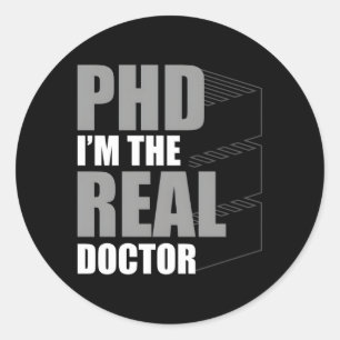 Phd Studenten doctorate Degree Ertation Masteral Runt Klistermärke