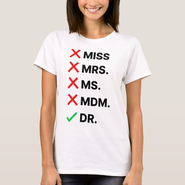 PhD Studenten T-shirt (Framsida)