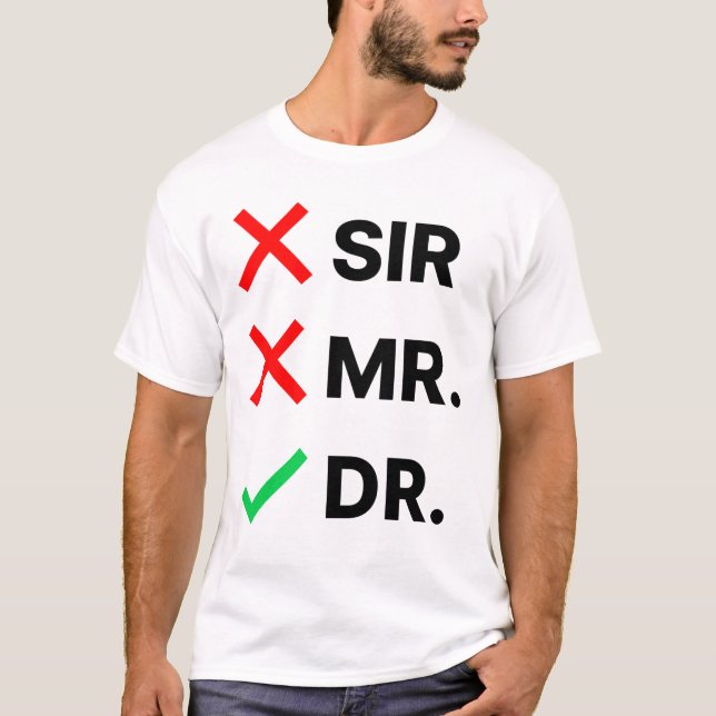 PhD Studenten T-shirt (Framsida)
