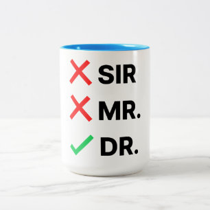 PhD Studenten Två-Tonad Mugg