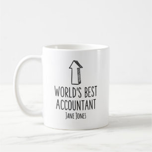 Phd Studenten, världens bästa revisor, närvarande Kaffemugg