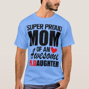 PhD Toppen Proud mamma vid en PHD-dotter i fantast T Shirt