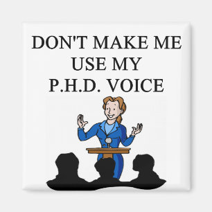 PHD uttrycker Magnet