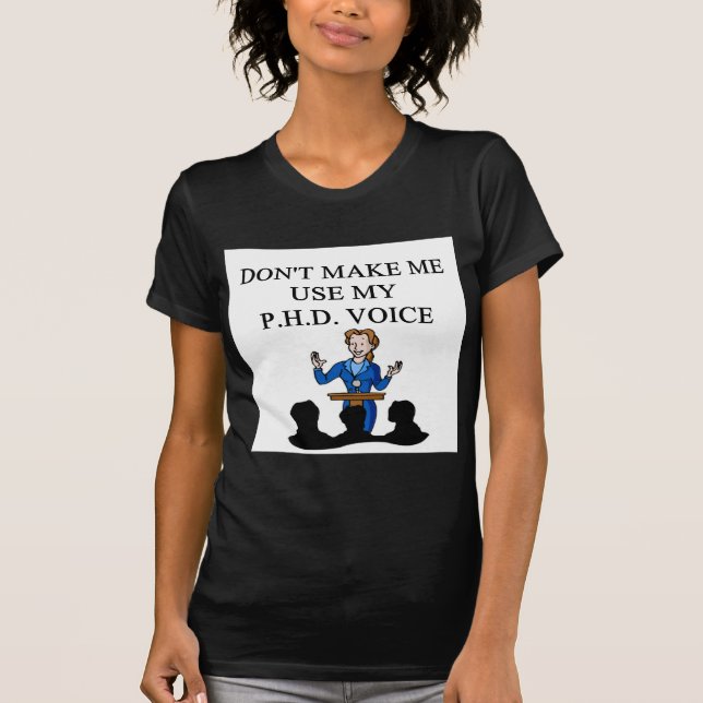 PHD uttrycker Tee Shirt (Framsida)