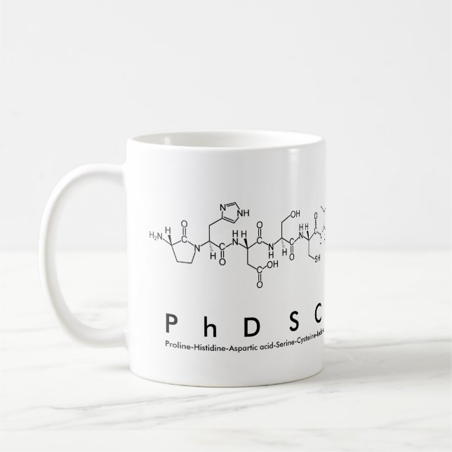 PhDScientist peptide fras mugg (Vänster)