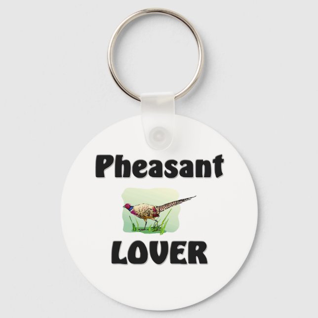 Pheasant Älskare Nyckelring (Framsida)