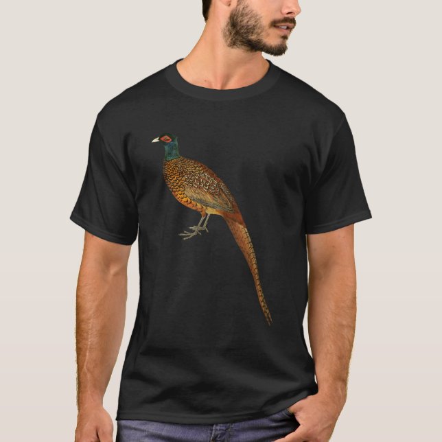 Pheasant Bird T Shirt (Framsida)
