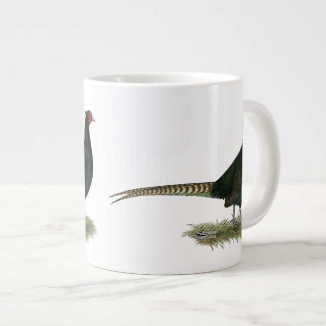 Pheasant Black Tupp Jumbo Mugg (Framsida höger)