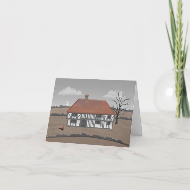 Pheasant Farmhouse Kort (Framsida)