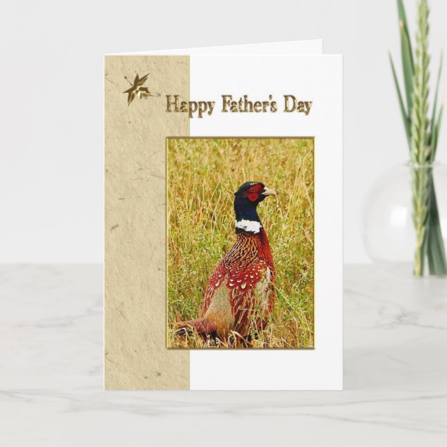 Pheasant Fars dag-kort Kort (Framsida)