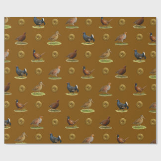 Pheasant, Grouse, Partridge,Christmas Gift wrap Presentpapper