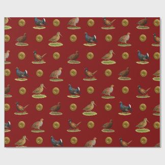 Pheasant, Grouse, Partridge,Christmas Gift wrap Presentpapper