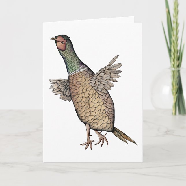Pheasant Helgkort (Framsida)