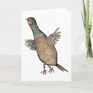 Pheasant Helgkort
