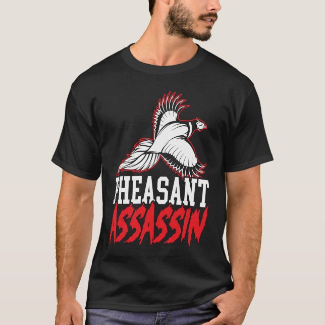 Pheasant Hunter Pheasant Hunting Bird Hunt  3 T Shirt (Framsida)