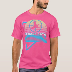 Pheasant Hunter Retro T Shirt